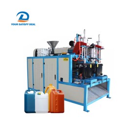 Double Station Lubricant Oil Bottle Kettle 1 Gallon HDPE Blow Molding Machine