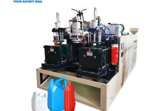Semi automatic Plastic lubrication oil bottle blow moulding machine price