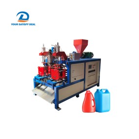 China Plastic Daily Chemical Product Bottle Barrel Extrusion Blow Molding Machine